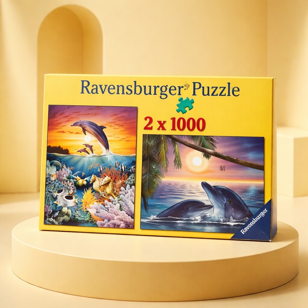 Ravensburger “Fantastic Waterworld” 2x1000 Piece Puzzle Set